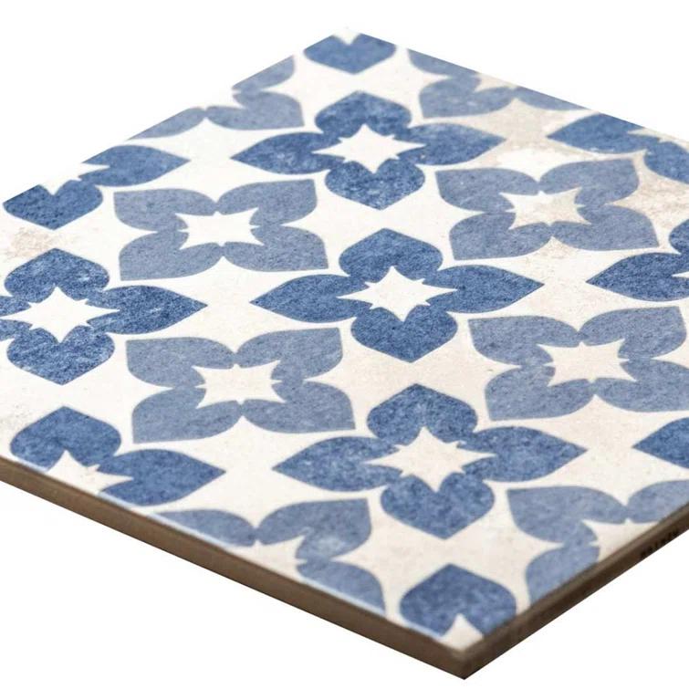 Phlox 8" x 8" Porcelain Patterned Wall & Floor Tile