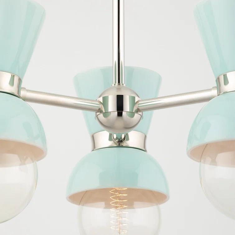 Gertrude 3 Light Metal Dimmable Sputnik Chandelier