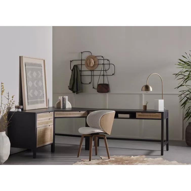 Margot Modular Corner Desk - Black