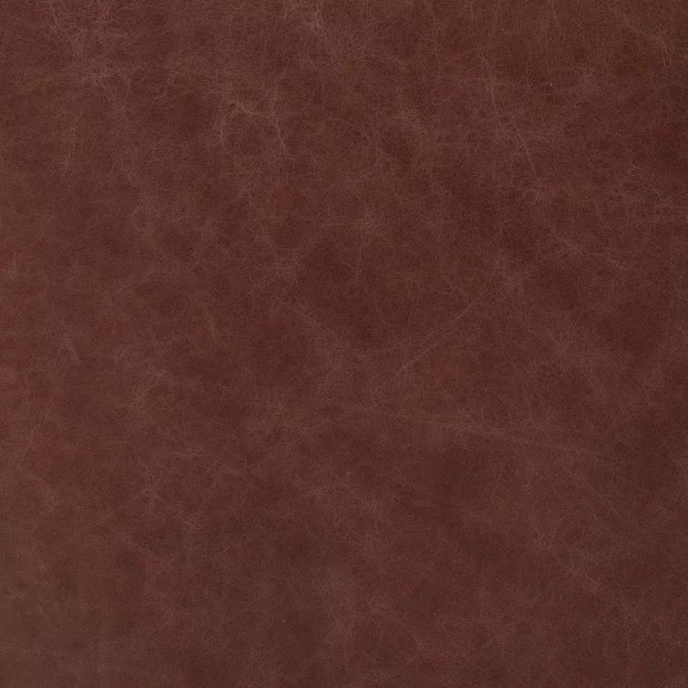 Sonoma Coco Armless Leather Desk Chair with Wooden Frame