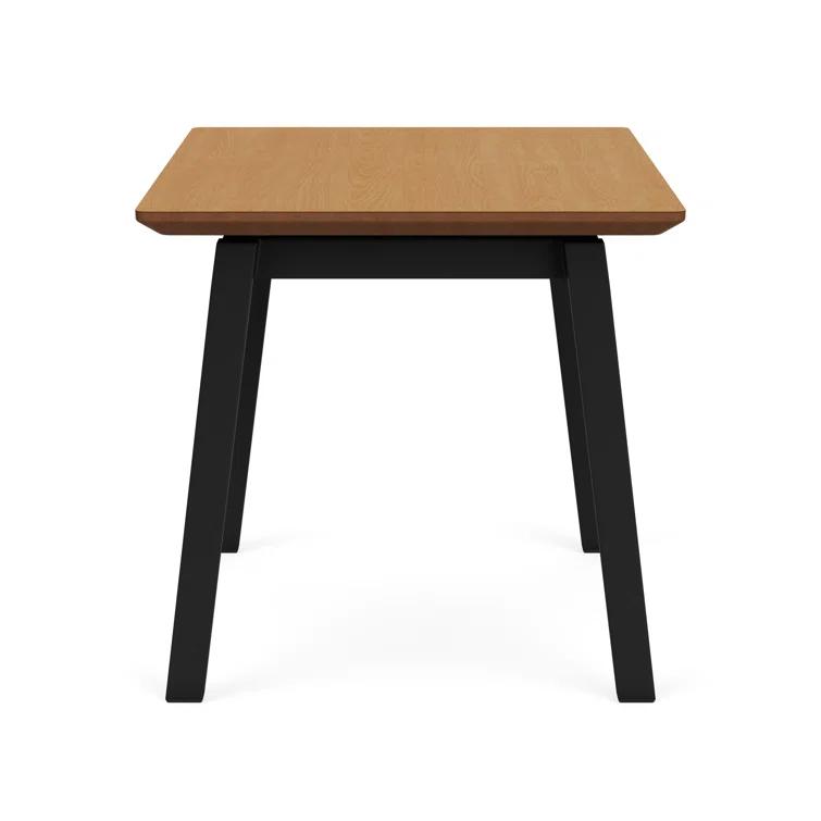 Newport Waiting Reception End Table Metal Frame 20x20" High Pressure Laminate Top