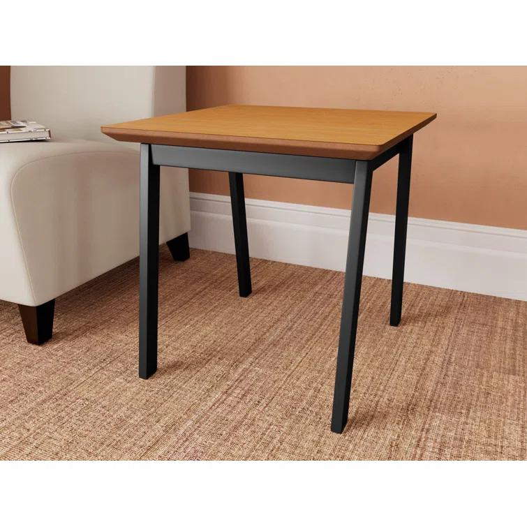 Newport Waiting Reception End Table Metal Frame 20x20" High Pressure Laminate Top