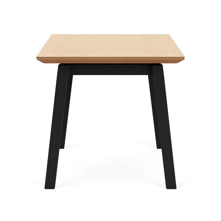 Newport Waiting Reception End Table Metal Frame 20x20" High Pressure Laminate Top
