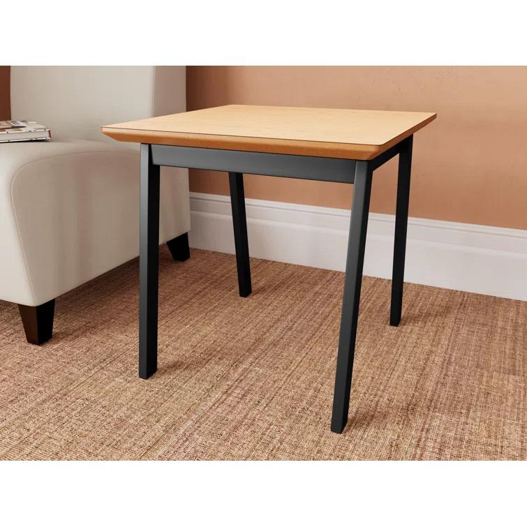 Newport Waiting Reception End Table Metal Frame 20x20" High Pressure Laminate Top