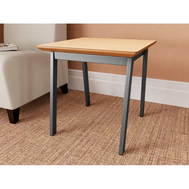 Newport Waiting Reception End Table Metal Frame 20x20" High Pressure Laminate Top