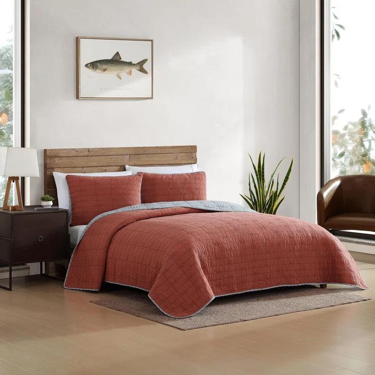 Eddie Bauer Eddie Bauer Troutdale Cotton Reversible Quilt Set