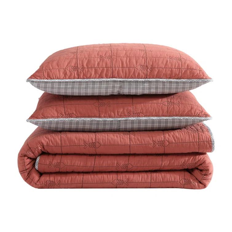 Eddie Bauer Eddie Bauer Troutdale Cotton Reversible Quilt Set