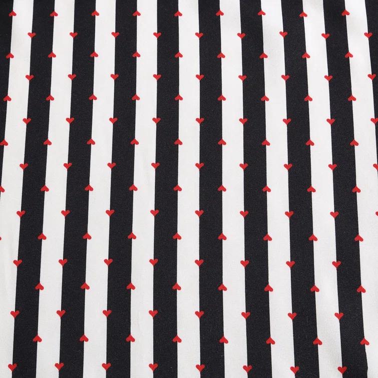 Betsey Johnson Betsey Johnson Wonderland Stripe Black Reversible Duvet Cover Set