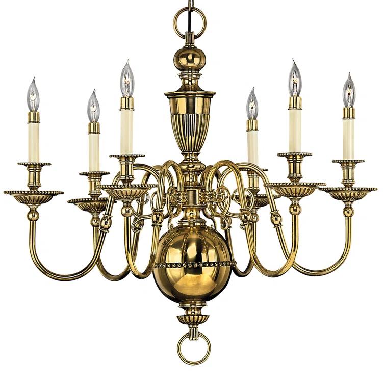 Medium Single Tier Chandelier In Traditional Style 29 Inches Wide By 26.5 Inches High Hinkley Lighting 4416Bb