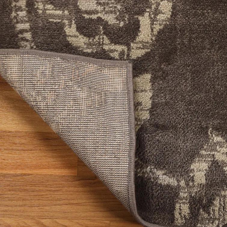 Floral Jacobean Modern Farmhouse Floral Indoor Runner or Area Rug