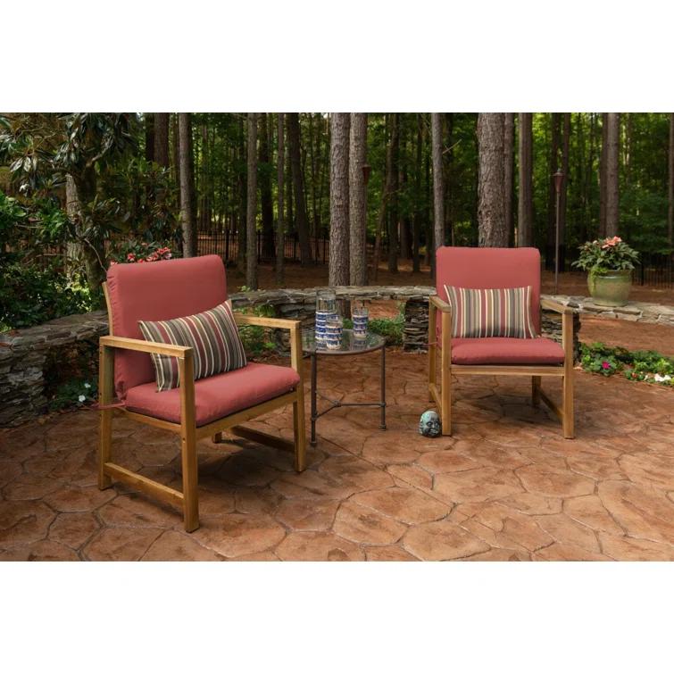 Casual Cushion Stripe Sunbrella Fabric Indoor/Outdoor Lumbar Pillow