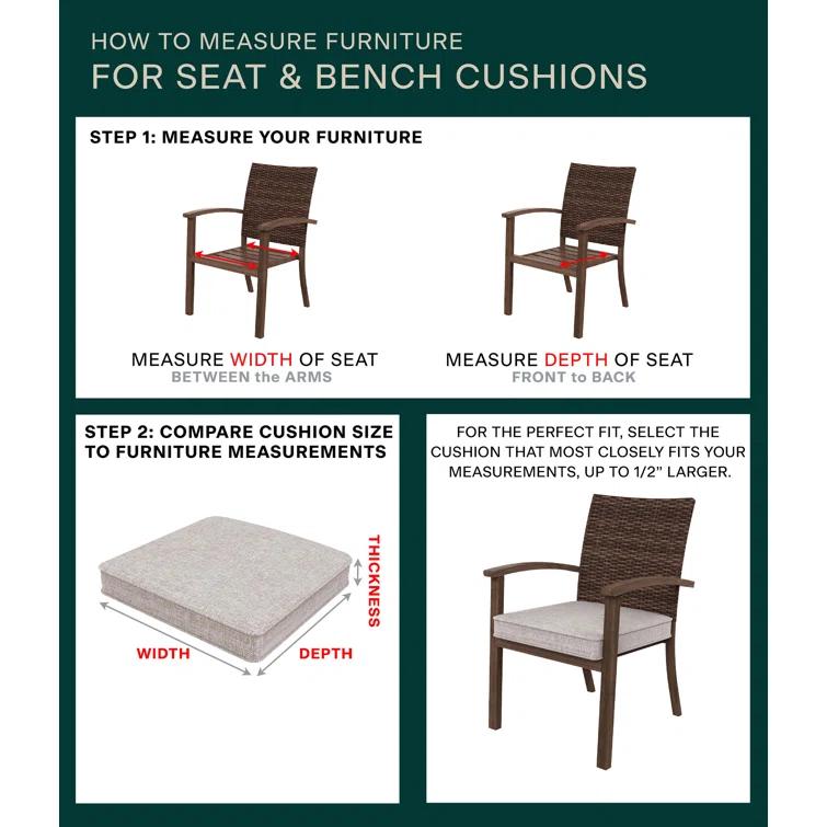 Meridian Outdoor Universal Dining Seat Cushion