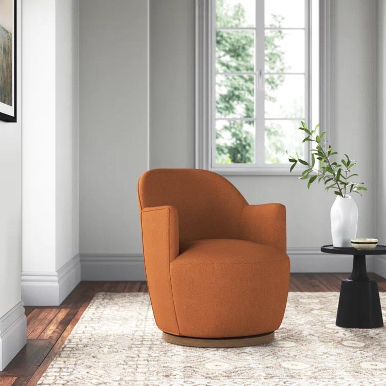 Margie Swivel Chair - Natural Boucle