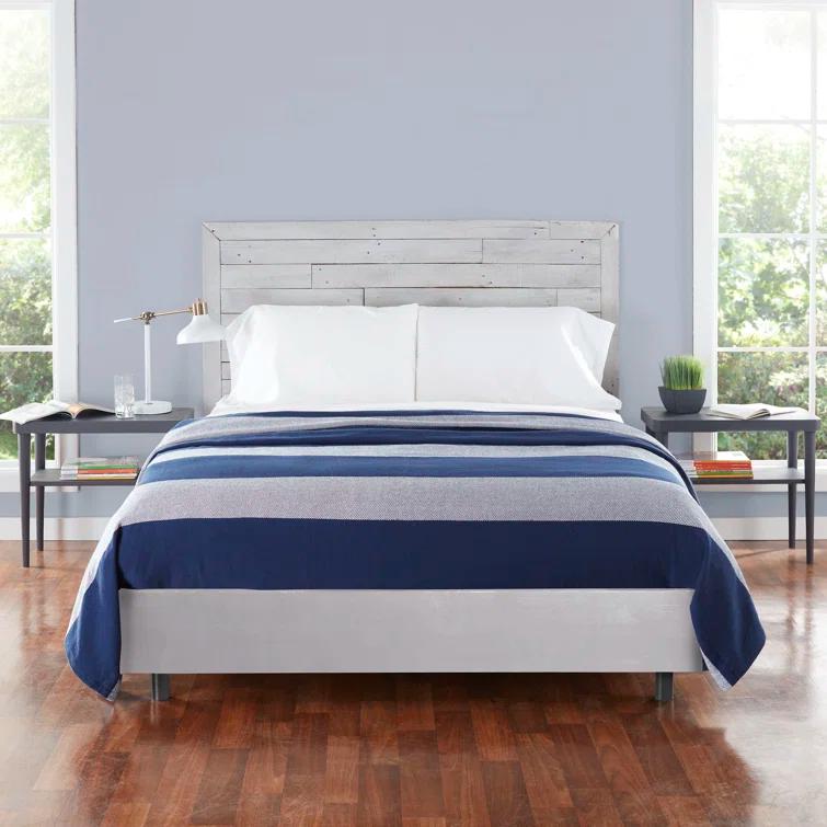 Eddie Bauer Eddie Bauer Boylston Stripe Cotton Reversible Blanket