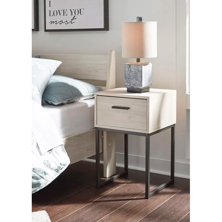 Socalle 1 - Drawer Nightstand in Gray