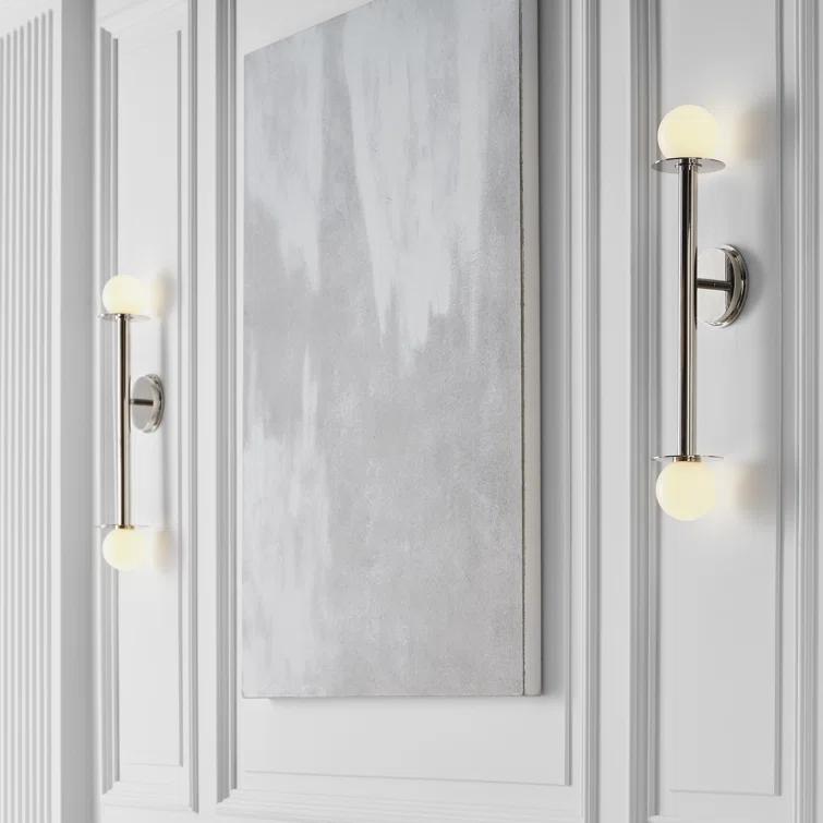 Nodes Double Sconce by Kelly Wearstler - Nickel