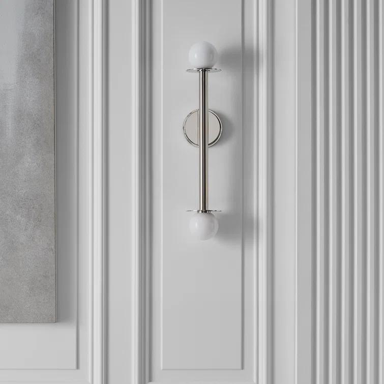 Nodes Double Sconce by Kelly Wearstler - Nickel