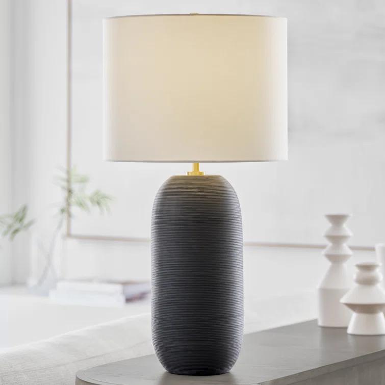 Everly Quinn Ceramic Table Lamp