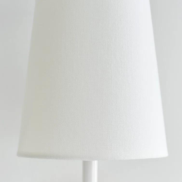 Single Light Steel Dimmable Armed Sconce