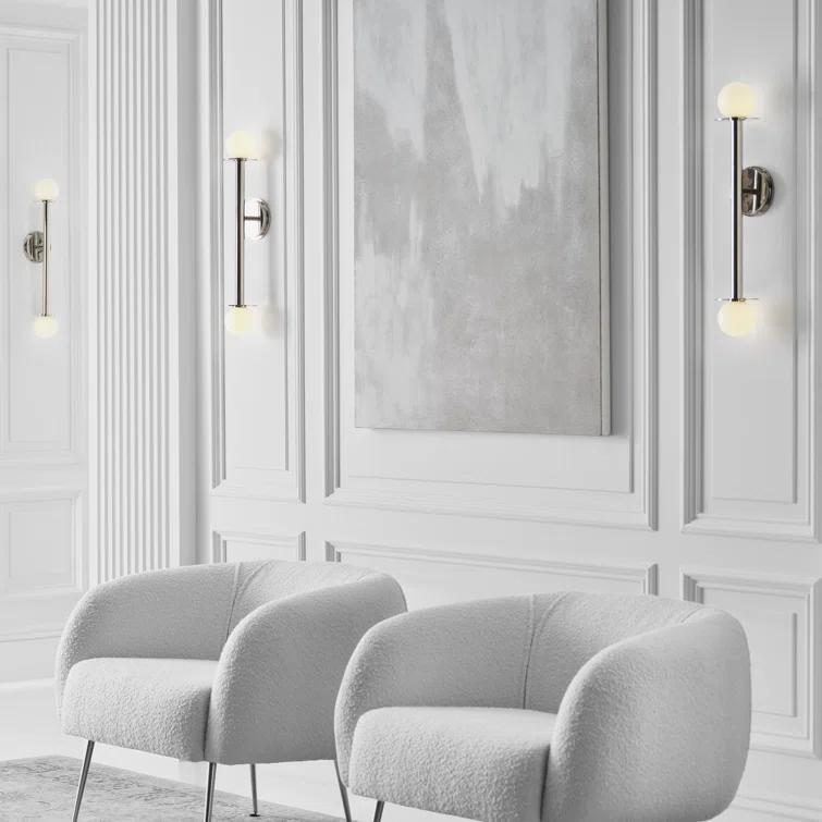 Nodes Double Sconce by Kelly Wearstler - Black