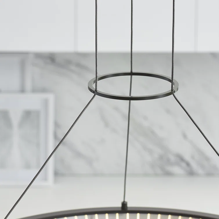 Antique Bronze LED Chandelier with Twinkling Effect, 48.4" Wide