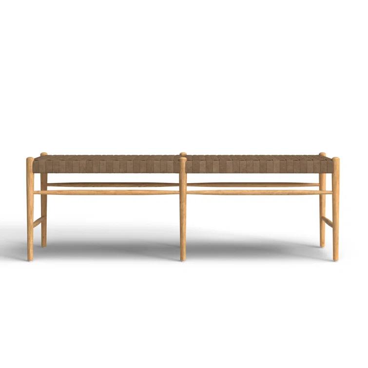 Tess Leather Bench