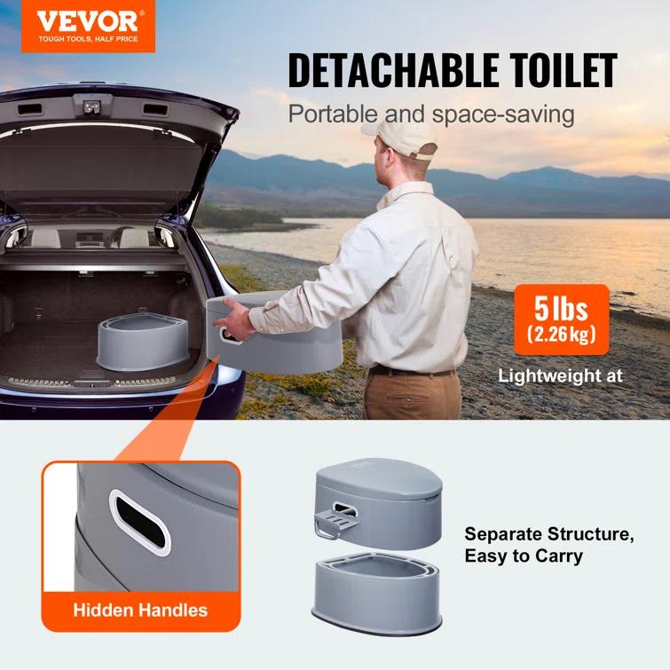 VEVOR 1.3 Gallons GPF Elongated Comfort Height Bidet Toilet (Seat Included)