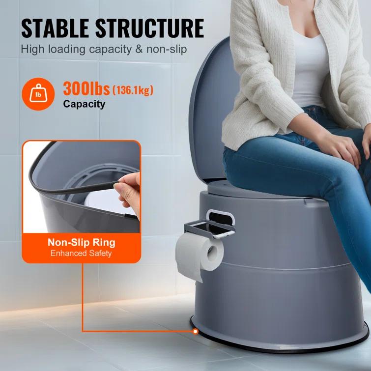 VEVOR 1.3 Gallons GPF Elongated Comfort Height Bidet Toilet (Seat Included)