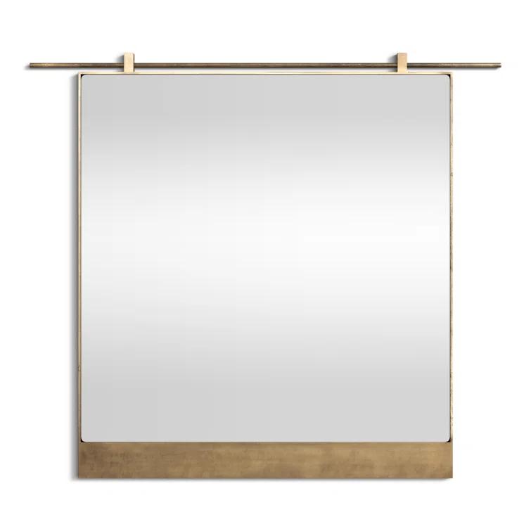 Hutton Metal Flat Wall Mirror