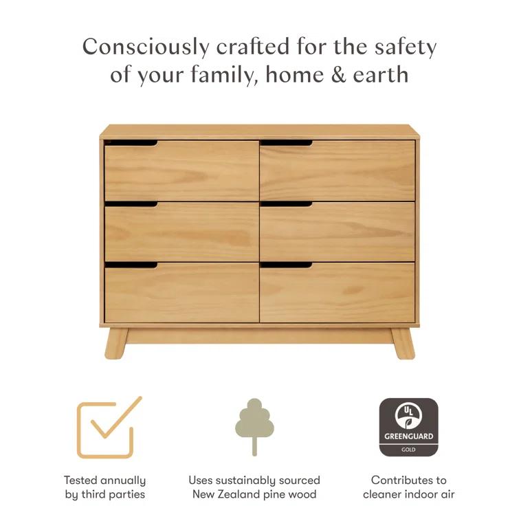 Hudson 6 Drawer 48" W Double Dresser