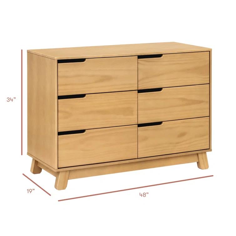 Hudson 6 Drawer 48" W Double Dresser