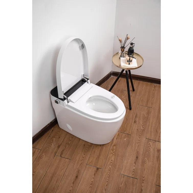 VIBRANTBATH 1.1 Gallons GPF Elongated Bidet Toilet (Seat Included)