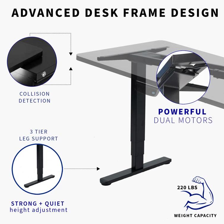 Electric 71" x 30" Stand Up Desk Workstation, 2B7B Series
