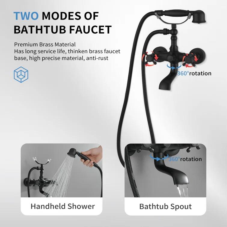 Wall Mounted Tub Spout