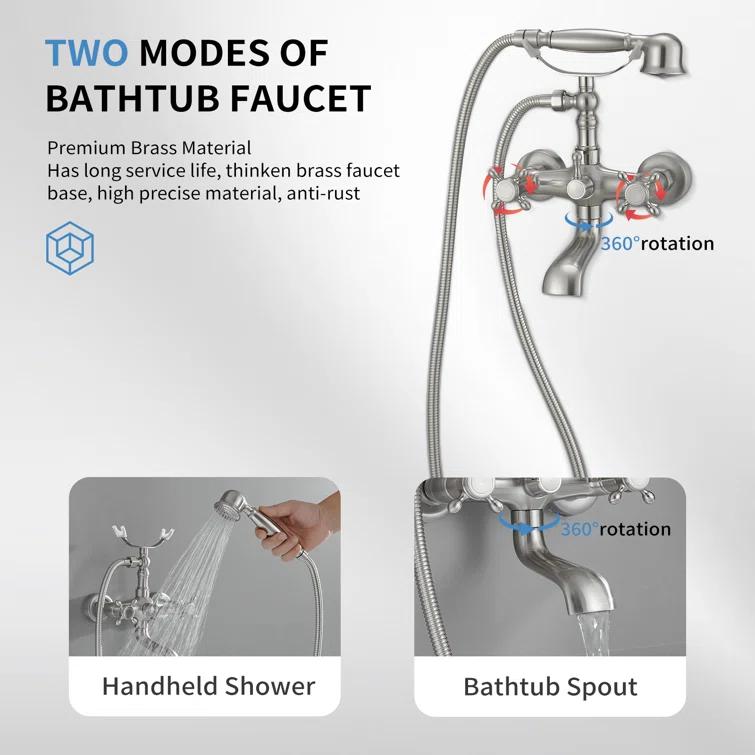 Wall Mounted Tub Spout