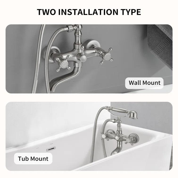 Wall Mounted Tub Spout