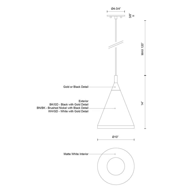 1 - Light Single Pendant
