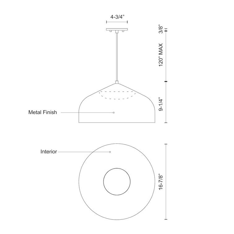 Helena 1 - Light LED Single Pendant