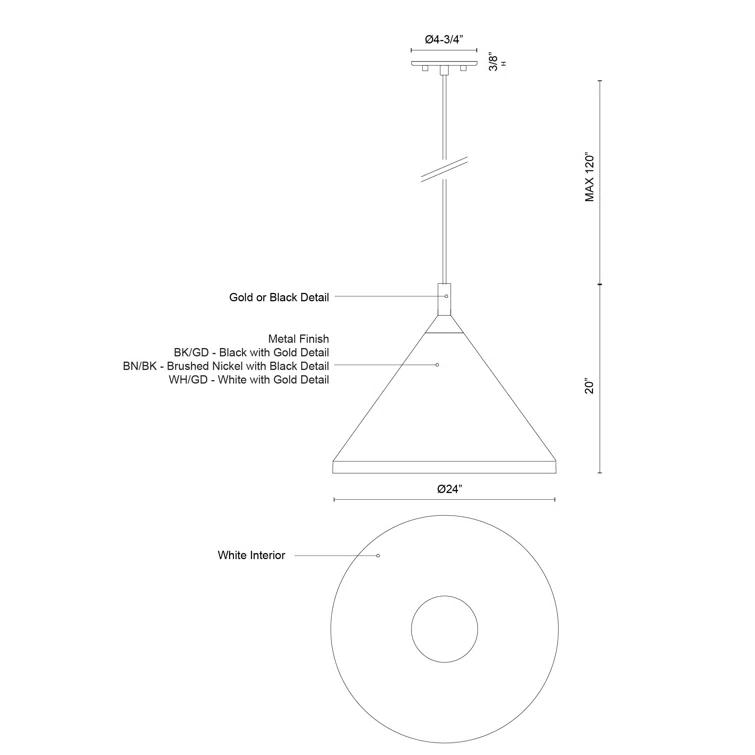 1 - Light Single Pendant