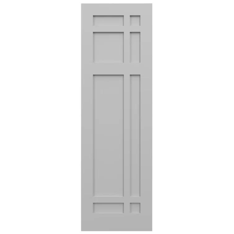 True Fit PVC San Juan Capistrano Mission Style Fixed Mount Shutters