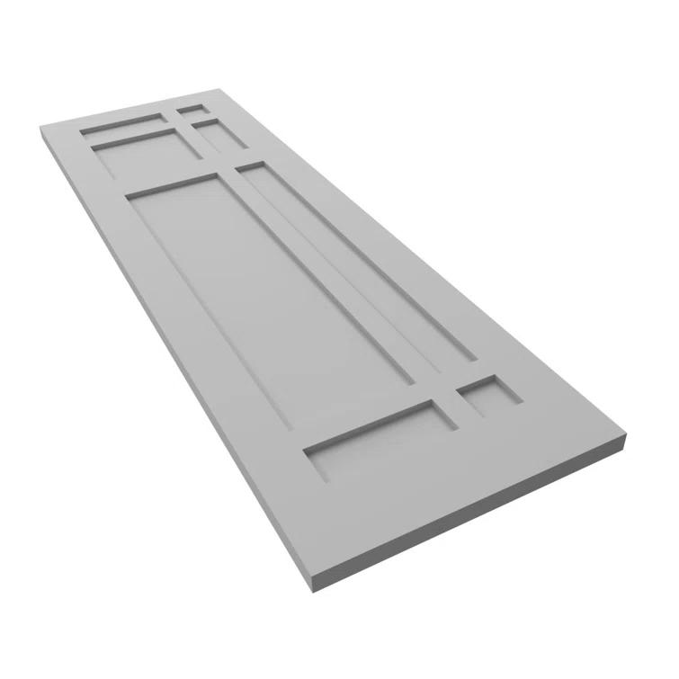 True Fit PVC San Juan Capistrano Mission Style Fixed Mount Shutters