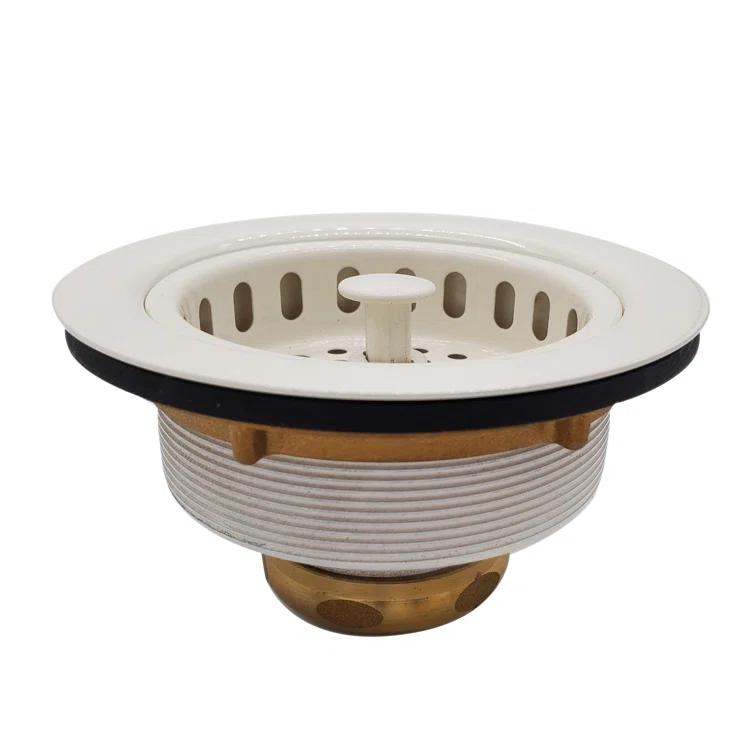 Solid Brass Style Kitchen Sink Basket Strainer