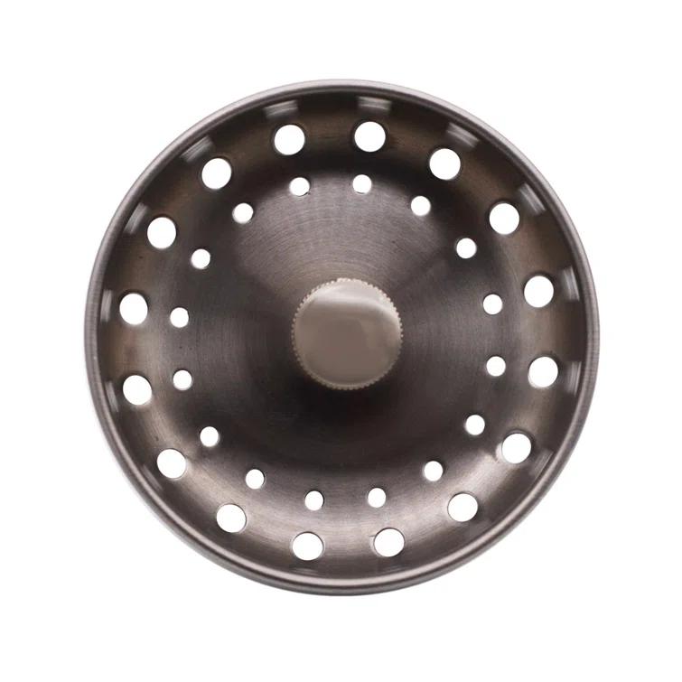Stainless Steel Post Style Kitchen Sink Basket Drain Strainer
