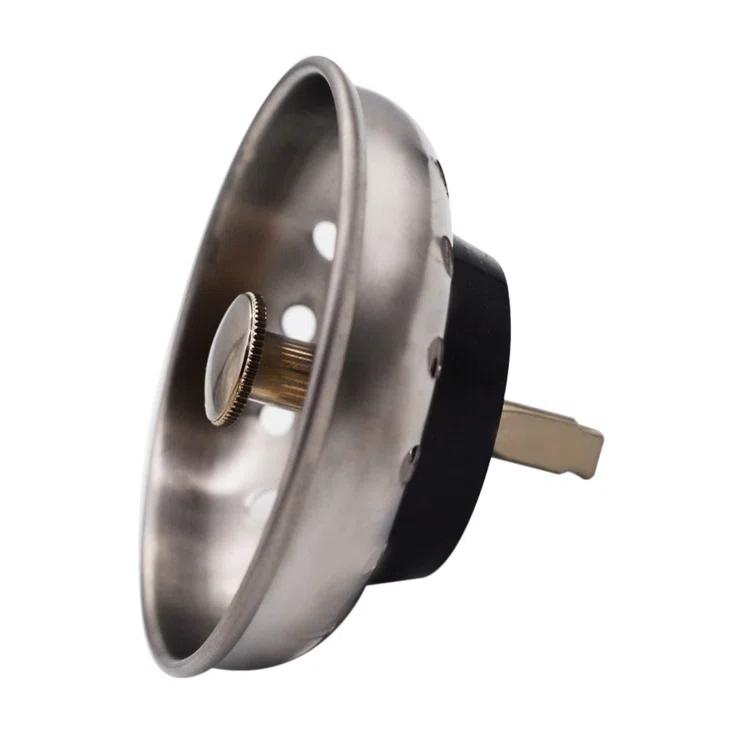 Stainless Steel Post Style Kitchen Sink Basket Drain Strainer