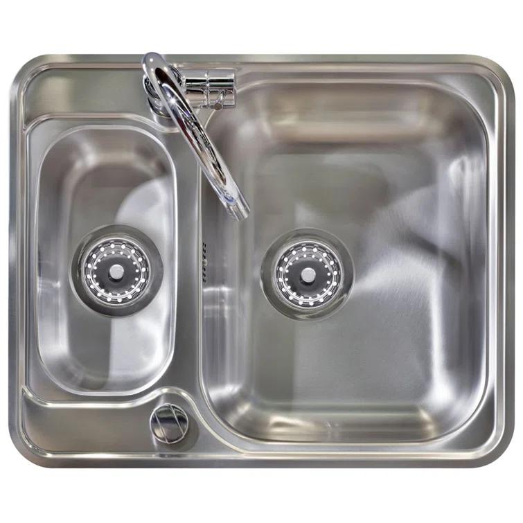 Stainless Steel Post Style Kitchen Sink Basket Drain Strainer