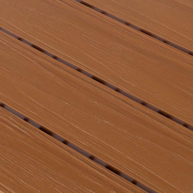 11.63" x 11.63" Interlocking Deck Tile Patio Tiles