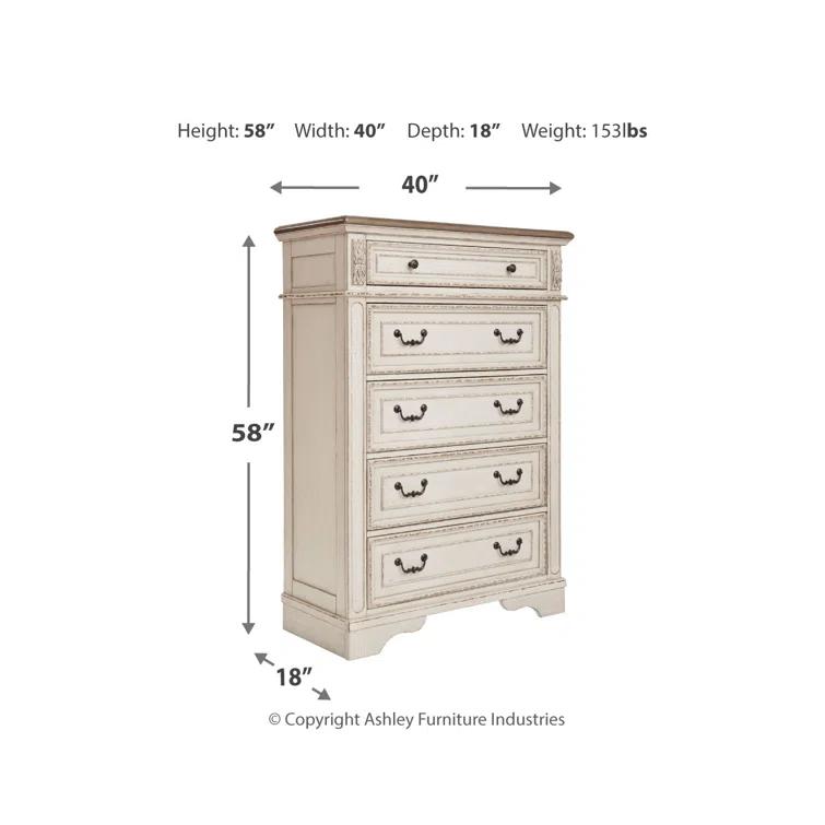 Kelly Clarkson Home Hayley 40.13'' W 5 - Drawer Dresser