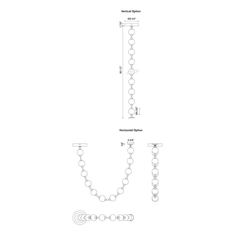 Marni 12 - Light Unique/Statement Pendant