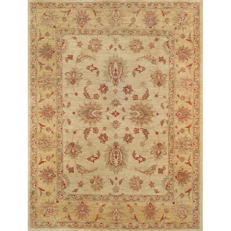 Pasargad Denver One-of-a-Kind 5'9" X 7'6" 2010s Wool Area Rug in Beige