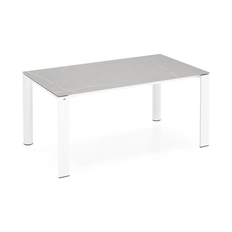 Dorian Extending Outdoor Dining Table with Metal Frame